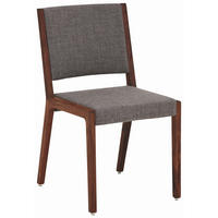 STUHL  Stoffauswahl   Grau, Nussbaumfarben  - Nussbaumfarben/Grau, Design, Holz/Textil (46/84/55cm) - TEAM 7
