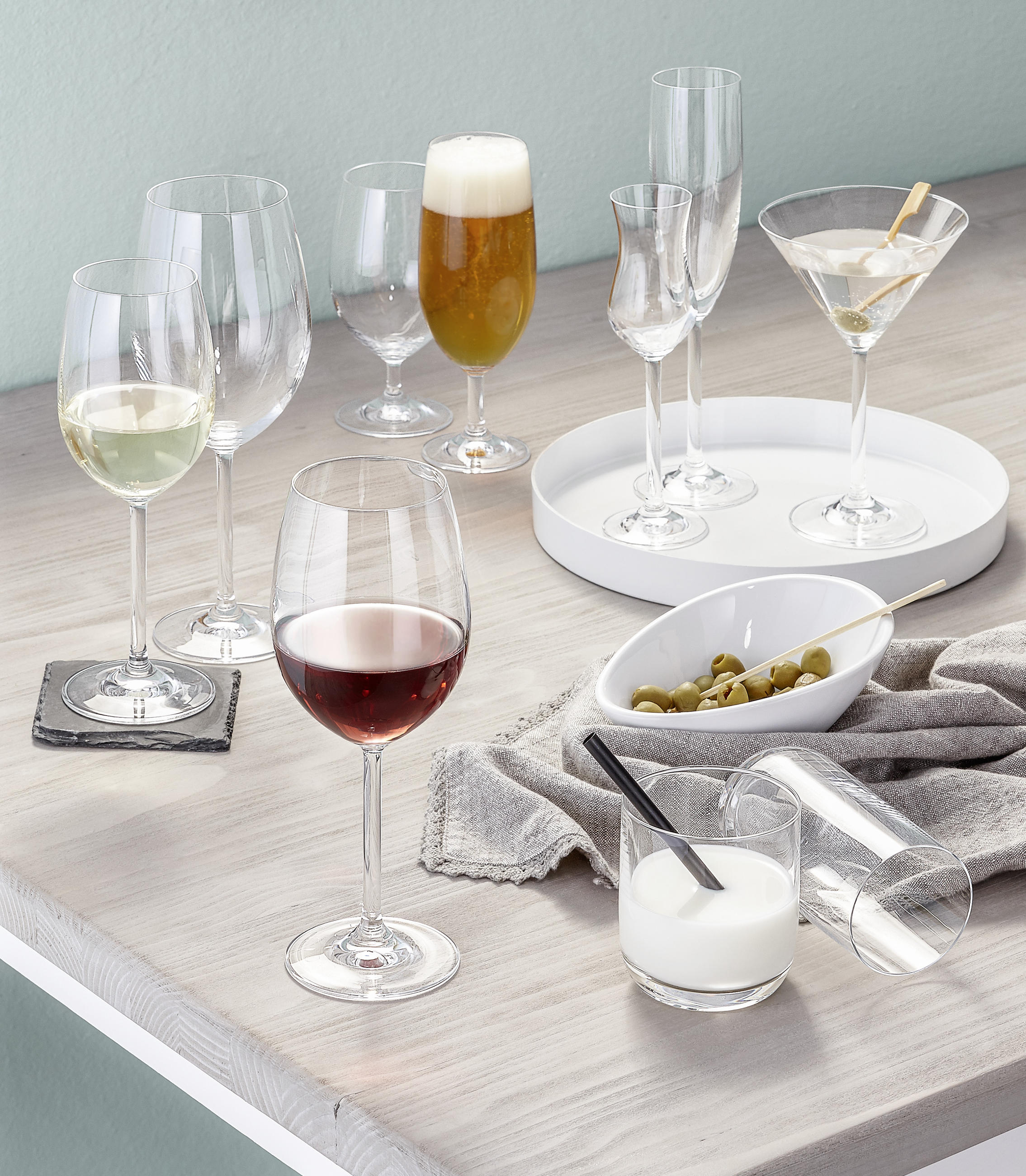 GLÄSERSET Daily 6-teilig  - Klar, KONVENTIONELL, Glas (6,5/15,2cm) - Leonardo