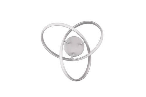 STROPNÉ LED SVIETIDLO, 40/15 cm  - titánová, Basics, kov (40/15cm)