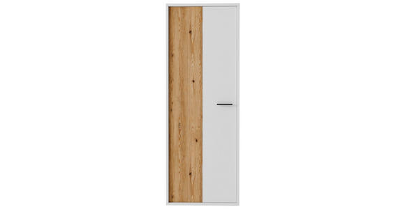 GARDEROBENSCHRANK  in 65/181/37 cm  - Eichefarben/Anthrazit, Design, Holzwerkstoff/Metall (65/181/37cm) - Xora