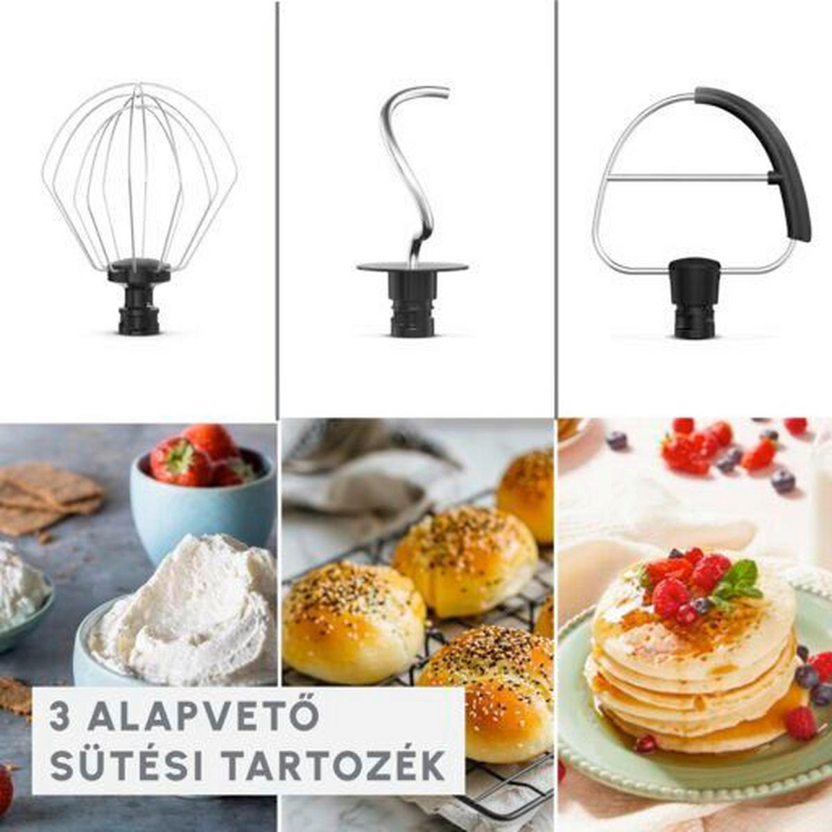 habverő, dagasztó, - gyöngyház, Basics, műanyag (32.1cm) - Tefal