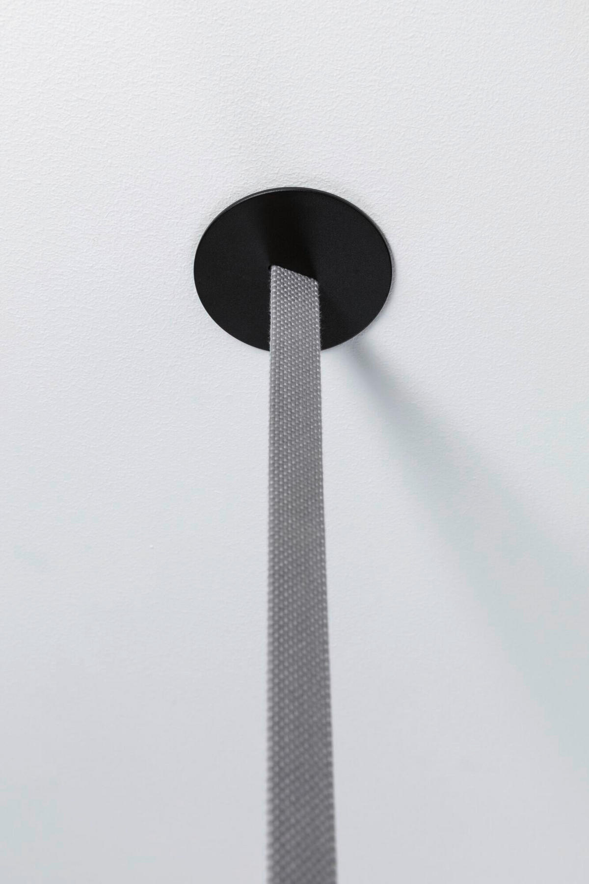 SEILSYSTEM-MONTAGESET ULine 8,5/2,7 cm   - Schwarz, Basics, Metall (8,5/2,7cm) - Paulmann