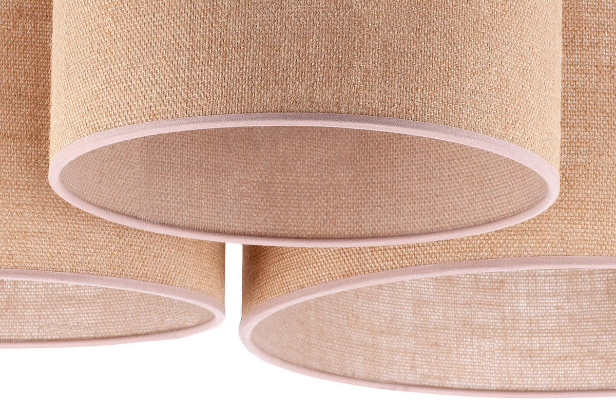 DECKENLEUCHTE 70/27 cm   - Beige, Natur, Naturmaterialien (70/27cm)