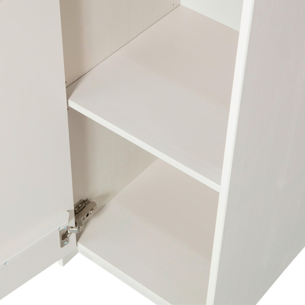 GARDEROBENSCHRANK Basu  in 40/210/42 cm  - Hellgrau, Design, Holz (40/210/42cm) - Livetastic