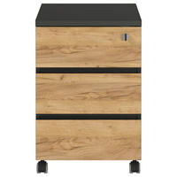 ROLLCONTAINER 41/60/50 cm  - Eichefarben/Graphitfarben, MODERN, Holzwerkstoff/Kunststoff (41/60/50cm) - Germania