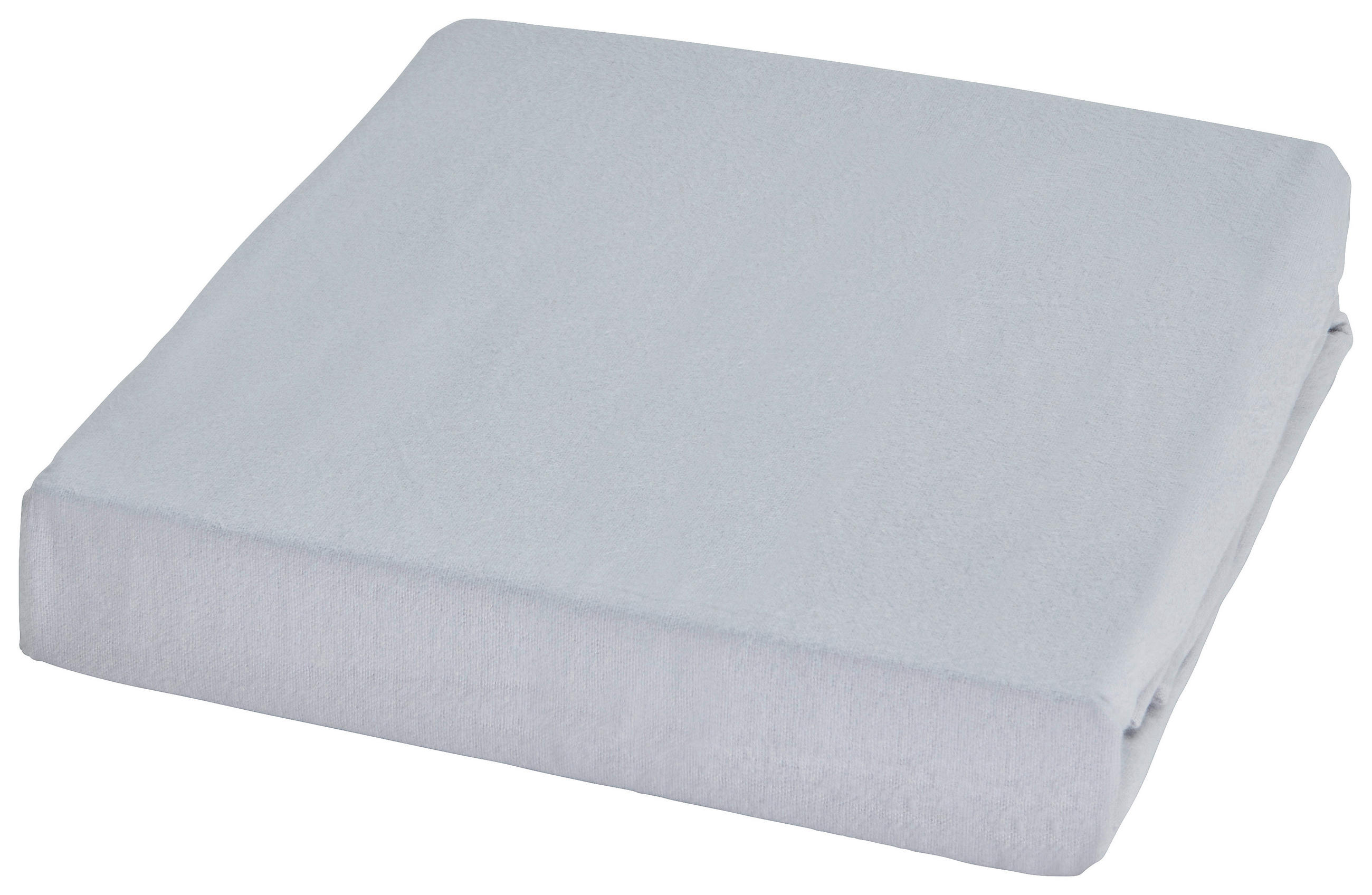 Cearșaf Cu Elastic 90/200 cm  - argintiu, Basics, textil (90/200cm) - Esposa