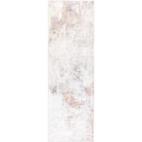 LÄUFER 80/250 cm ONDEA JORG, waschbar  - Rostfarben/Hellgrau, Basics, Kunststoff/Textil (80/250cm) - Lindorug