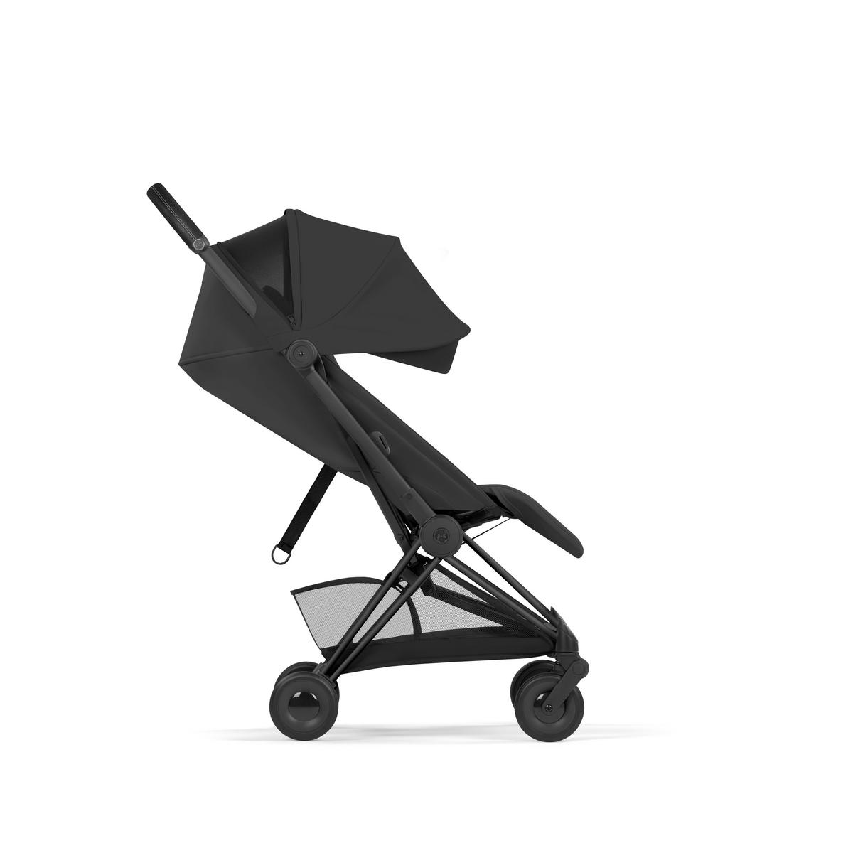 KIŠOBRAN KOLICA  COŸA Comfort Matt Black  - crna, Basics, tekstil/metal (79/44/105cm) - cybex PLATINUM