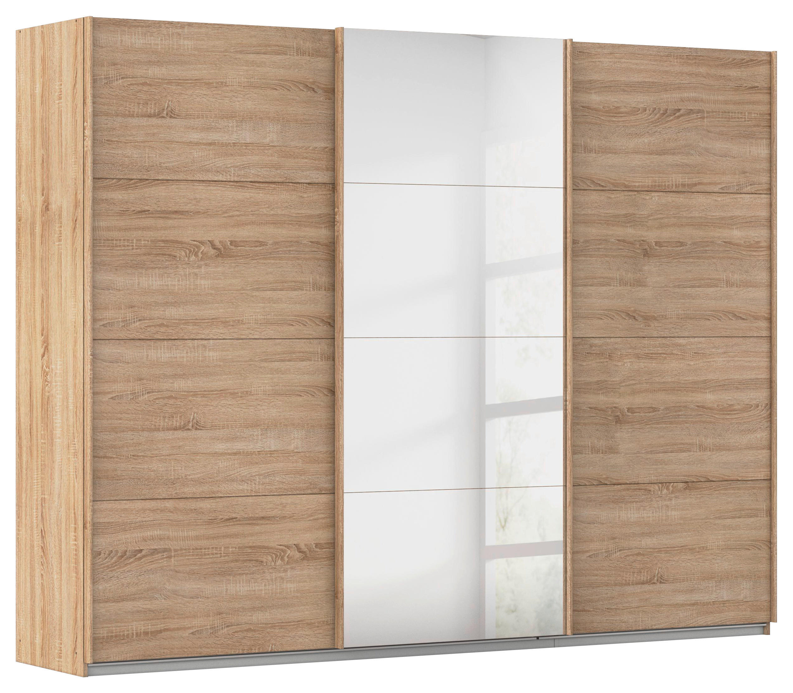 SCHWEBETÜRENSCHRANK in Sonoma Eiche  - Sonoma Eiche, Konventionell, Holzwerkstoff/Metall (271/210/62cm) - Xora