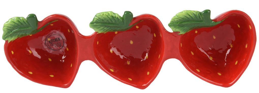 BOL PENTRU GUSTĂRI  - roșu, Basics, ceramică (9/27,5/4cm)