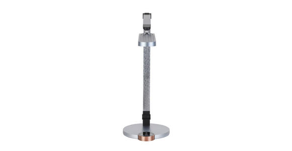 LED-SCHREIBTISCHLEUCHTE - Chromfarben/Anthrazit, Basics, Kunststoff/Metall (76cm) - Novel