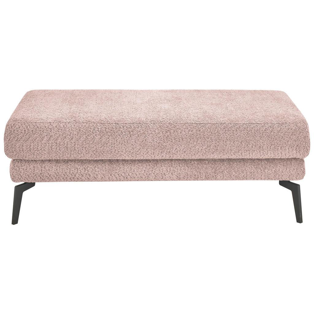 Thumbnail - SetOne by Musterring Hocker, Rosa, Textil, rechteckig, 130x44x68 cm, Made in EU, Fußauswahl, Stoffauswahl, Wohnzimmer, H...
