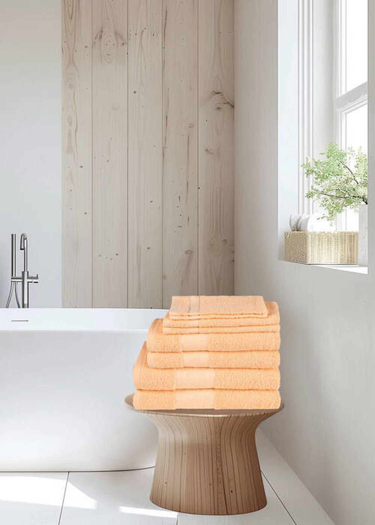 FROTTIERSET 8-teilig  - Basics, Textil (70/140cm)