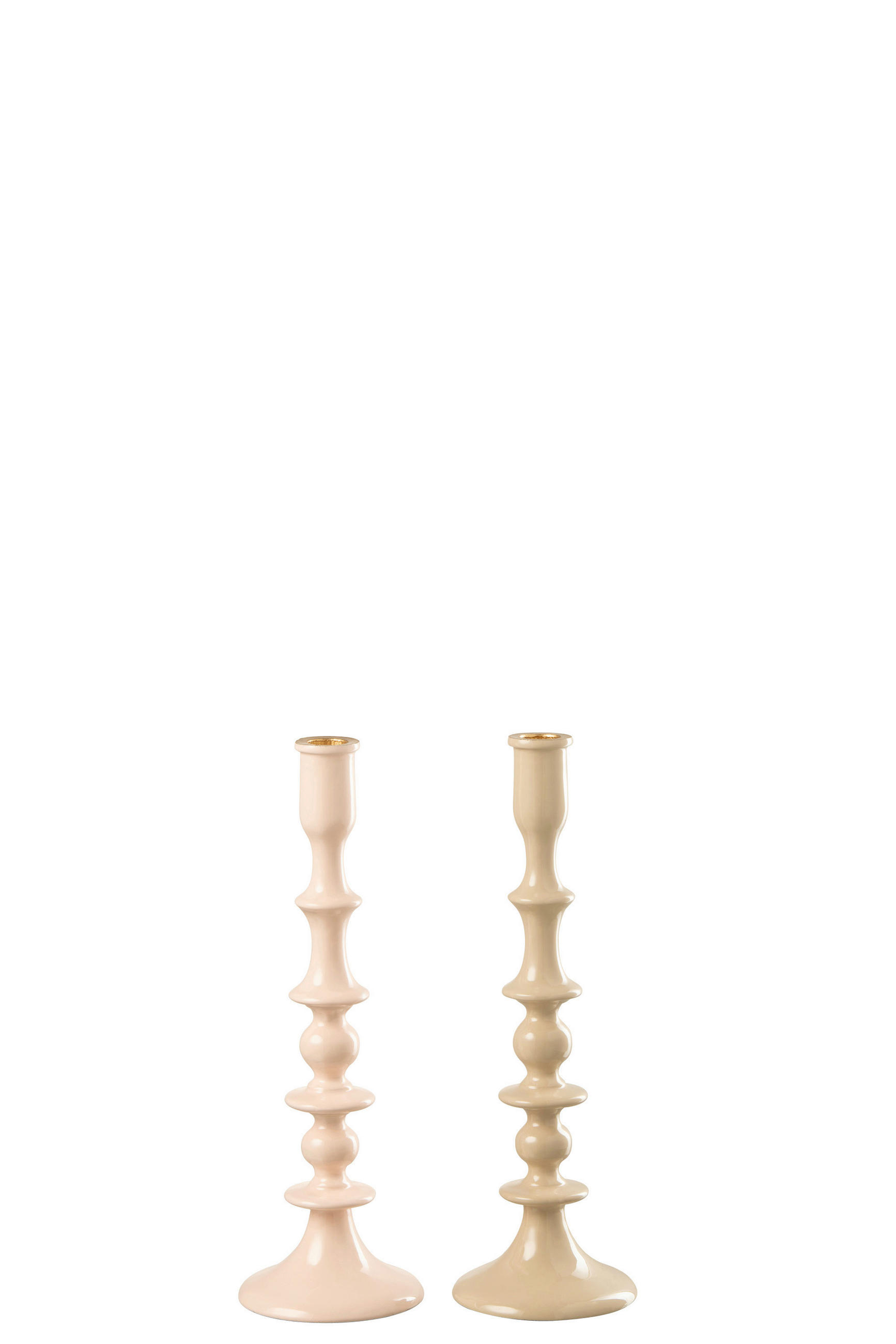 KERZENHALTER - Rosa, Basics, Metall (10,5/10,5/31,5cm) - Ambia Home