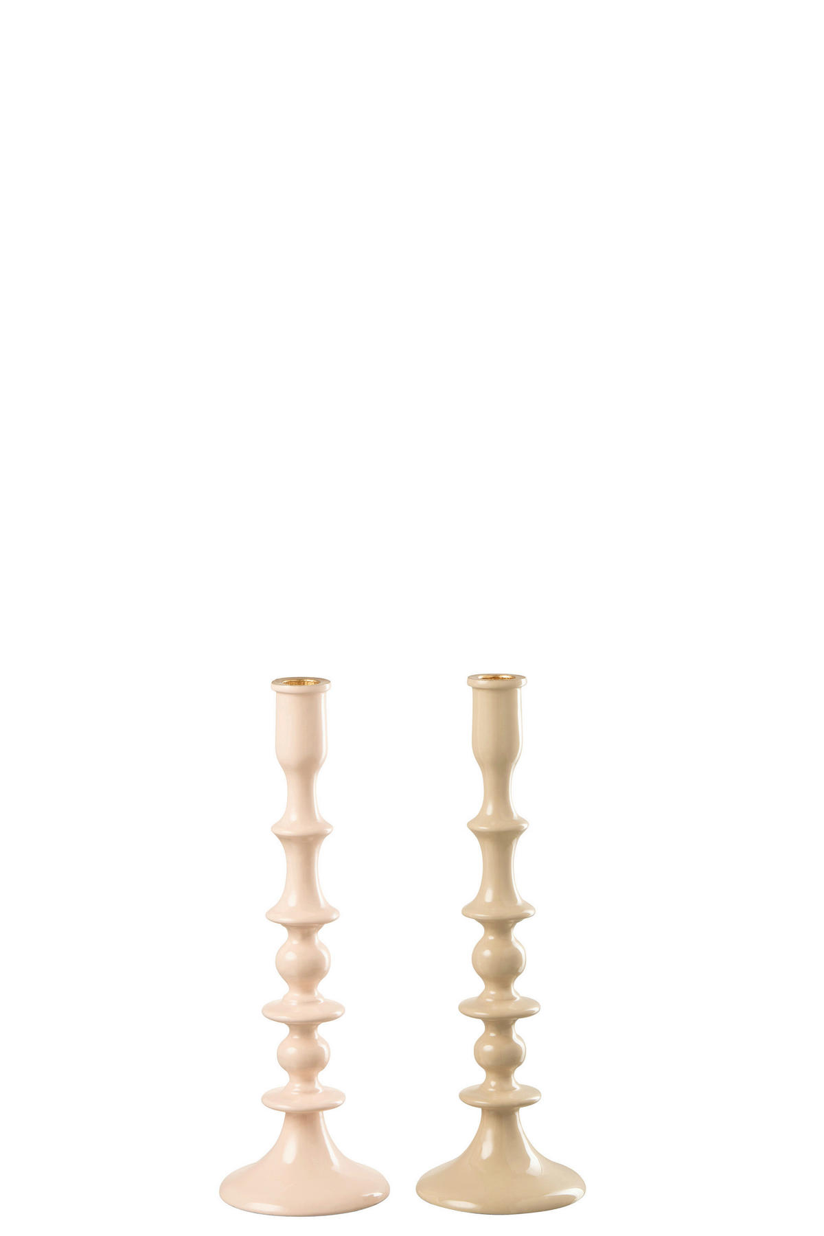 KERZENHALTER - Rosa, Basics, Metall (10,5/10,5/31,5cm) - Ambia Home