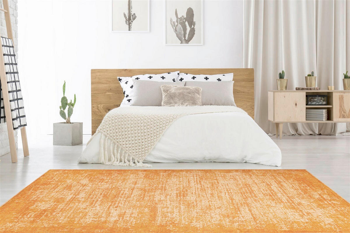 RAVNO TKANA PREPROGA      120/170 cm    taftano  peščene barve  - peščene barve, Basics, tekstil (120/170cm) - Kayoom