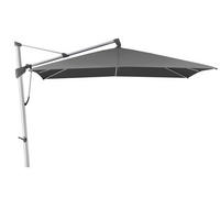 AMPELSCHIRM 400x300 cm Grau  - Alufarben/Grau, KONVENTIONELL, Textil/Metall (400/300cm) - Glatz