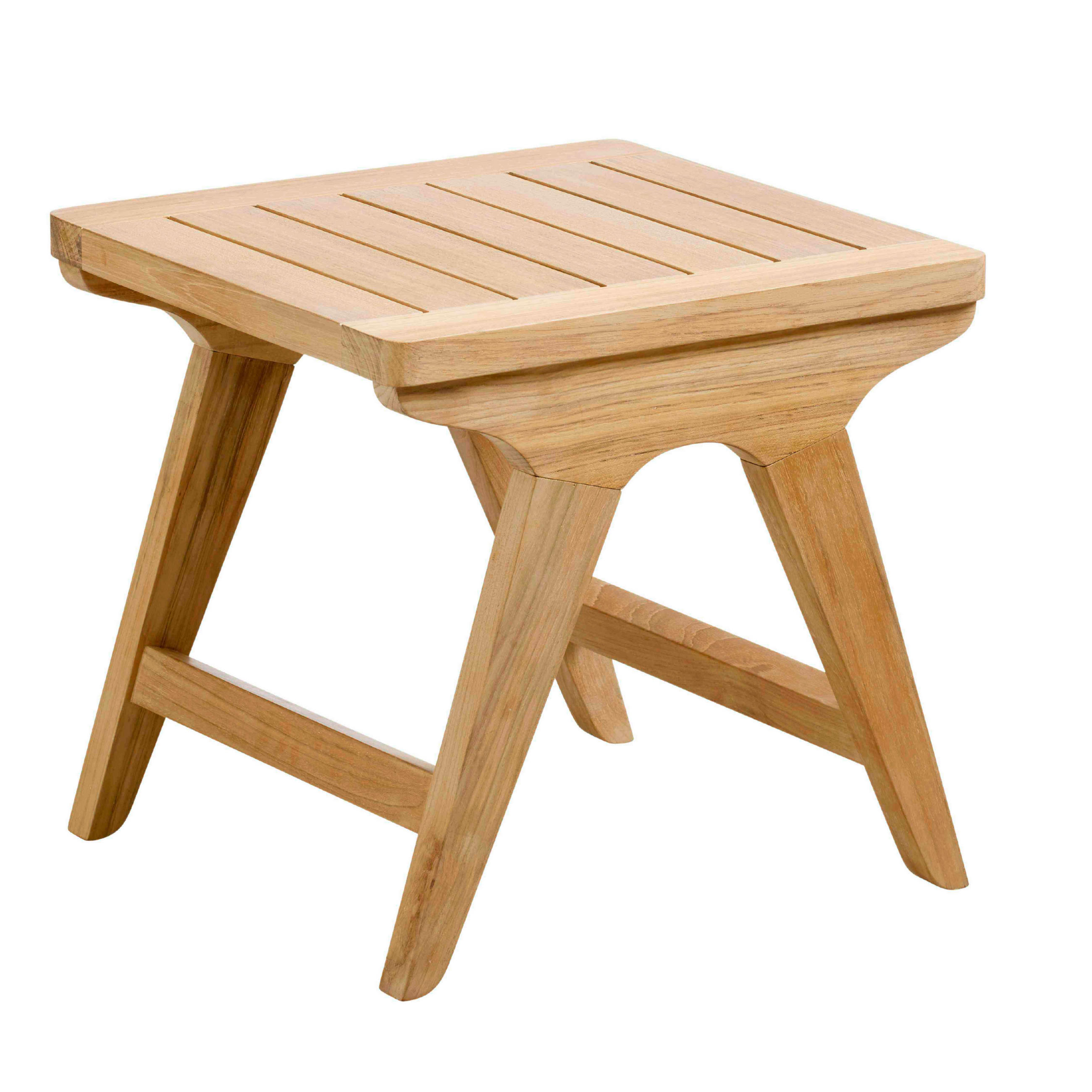 LOUNGETISCH 45/45/42 cm Holz  - Naturfarben/Teakfarben, Natur, Holz (45/45/42cm) - Gardenson