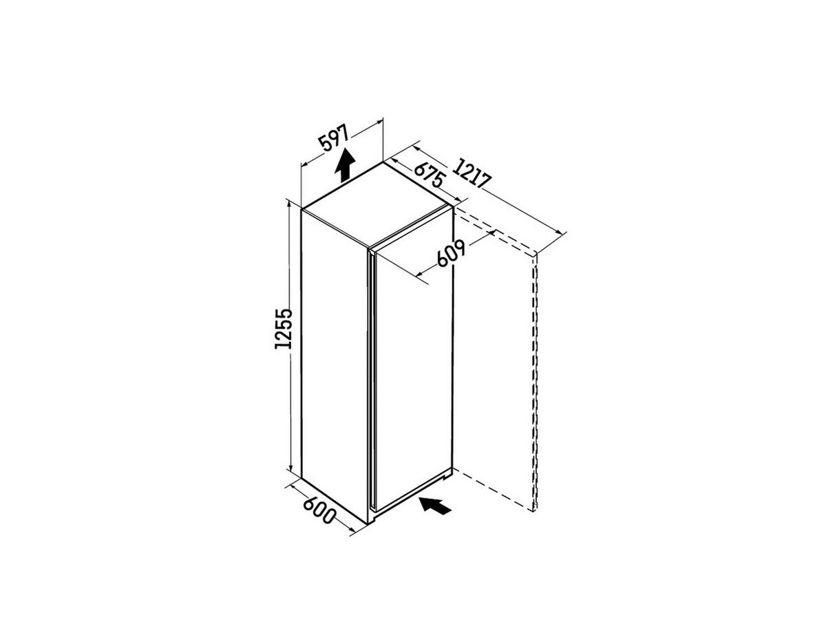 GEFRIERSCHRANK FND4224  - Weiß, Basics, Metall (59,7/125,5/67,5cm) - Liebherr