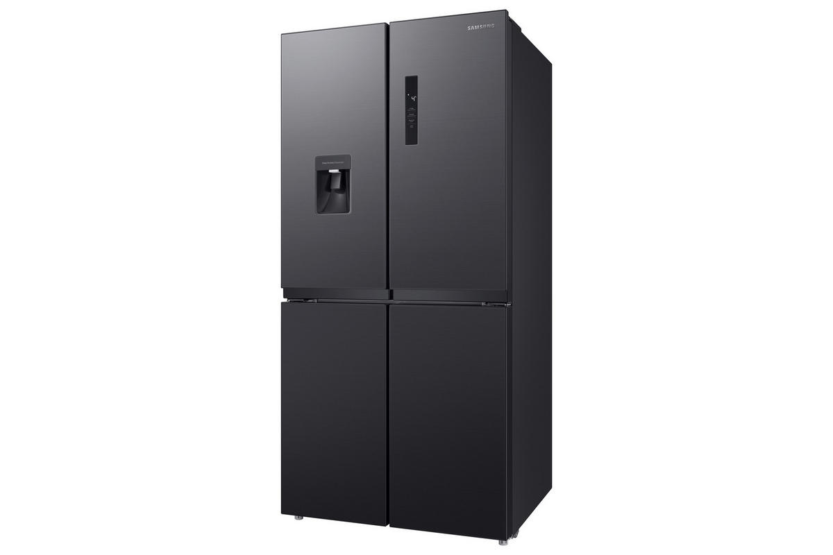 FRENCH-DOOR 833/1793/740 cm  - Schwarz, MODERN, Glas/Kunststoff (833/1793/740cm) - Samsung