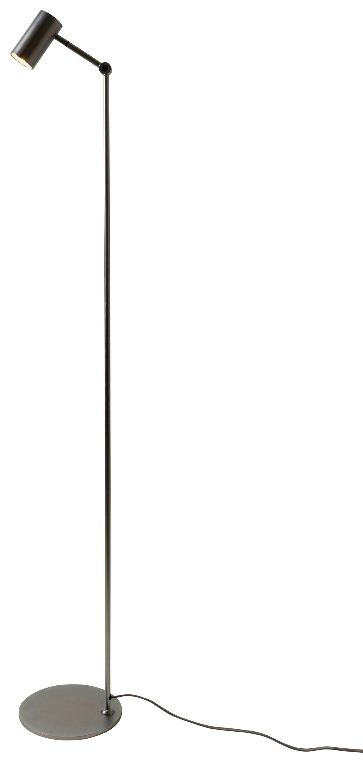 STEHLEUCHTE 22/134 cm    - Nickelfarben, Design, Metall (22/134cm) - It's about Romi