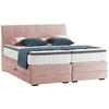 BOXSPRINGBETT 180/200 cm  in Hellrosa  - Wengefarben/Hellrosa, Konventionell, Holz/Textil (180/200cm) - Novel