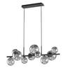PENDELLEUCHTE PALOMA 86/33/150 cm   - Schwarz, Design, Glas/Metall (86/33/150cm)