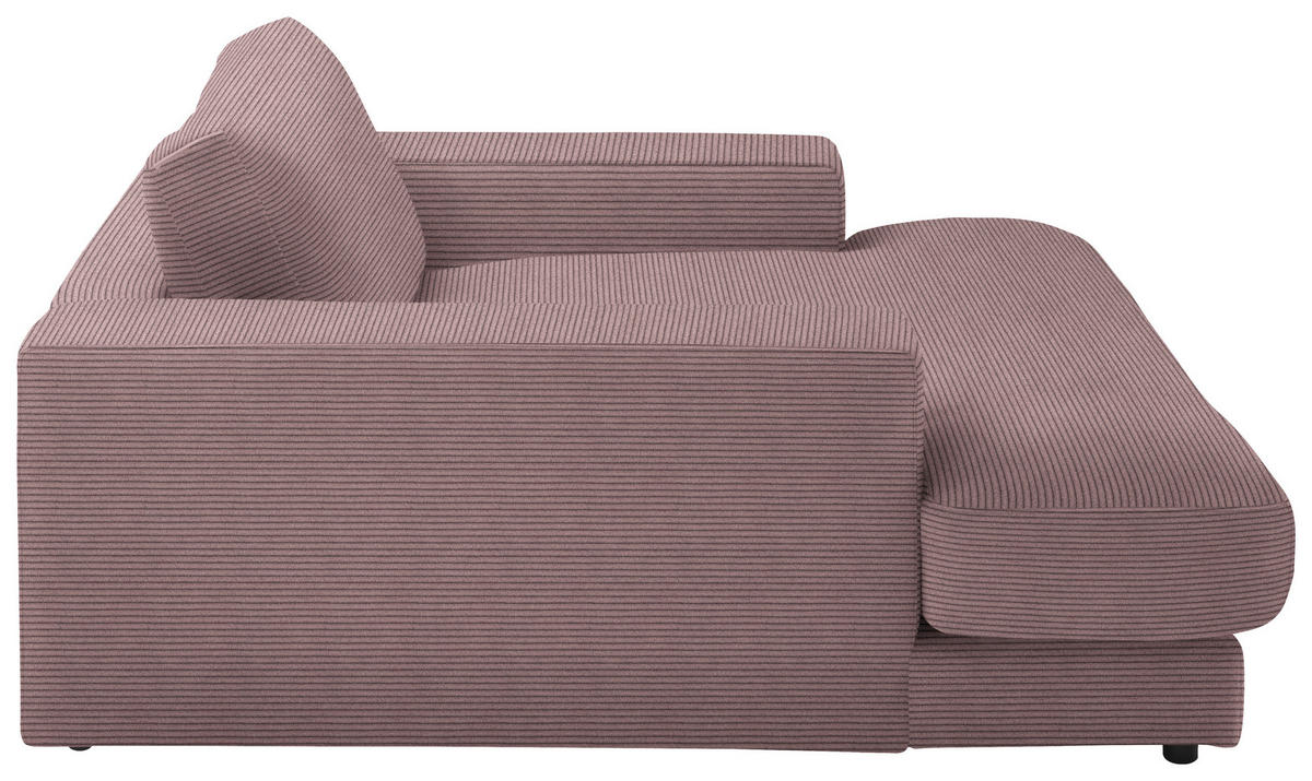 XXL-SESSEL - Schwarz/Altrosa, Design, Kunststoff/Textil (150/86/170cm) - Lomoco