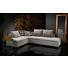 WOHNLANDSCHAFT Flachgewebe Rücken echt, Rückenkissen - Chromfarben/Creme, Design, Textil (223/319cm) - Wischi Black Label