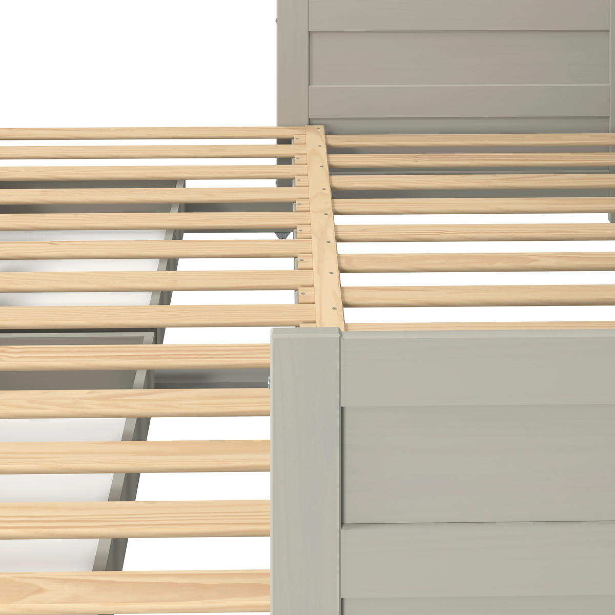 AUSZIEHBETT 200/100 cm Taupe  - Taupe/Naturfarben, Modern, Holz/Holzwerkstoff (200/100cm) - MID.YOU