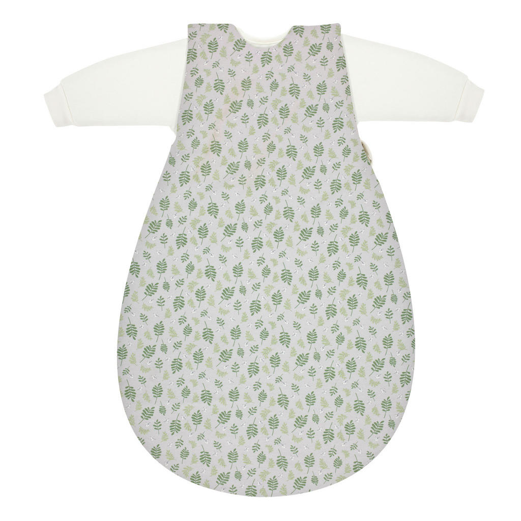 Thumbnail - Alvi Babyschlafsackset Mäxchen, Waldgrün, Weiß, Grau, Textil, Blätter, Füllung: Polyester,Baumwollfüllung, Gr. 62/68, Oe...