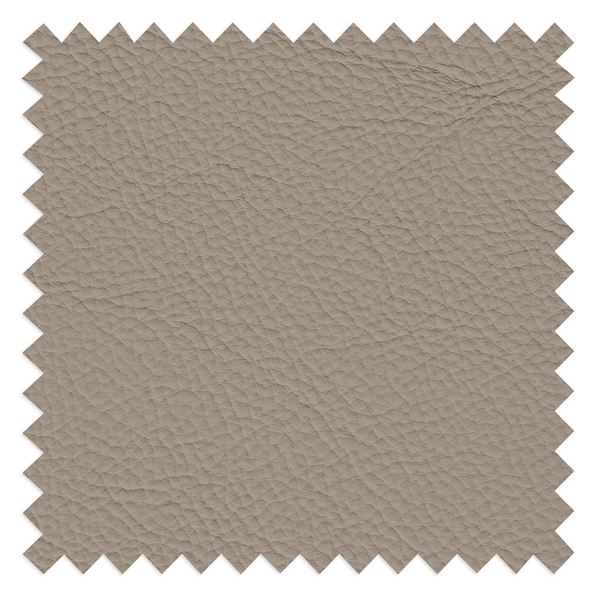 ECKSOFA DALLAS in Echtleder Taupe  228/283 cm  - Taupe/Schwarz, Design, Leder/Metall (228/283cm) - Livetastic