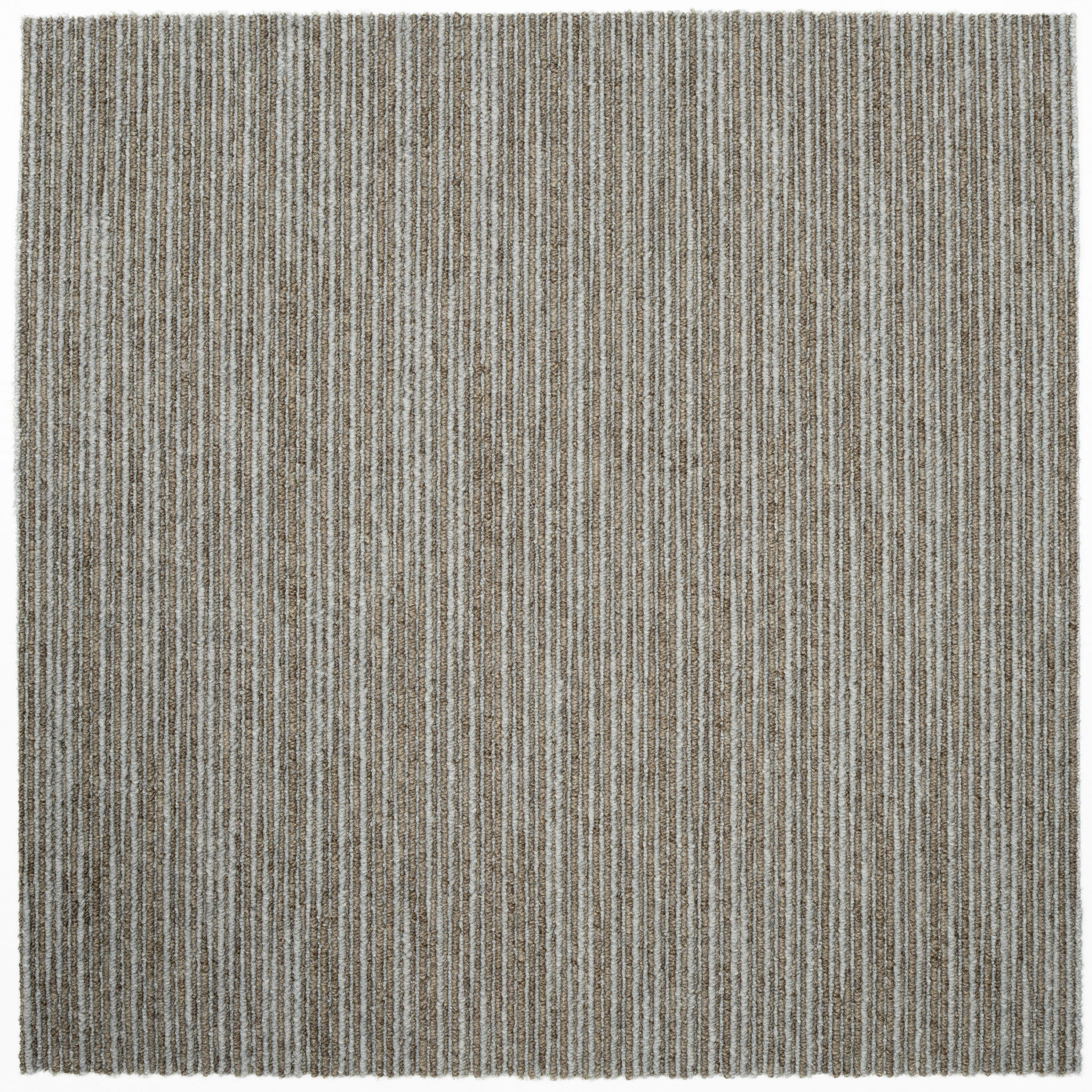 Teppichfliese Grau/Hellbraun Ambition 50x50 cm Florhöhe 3mm