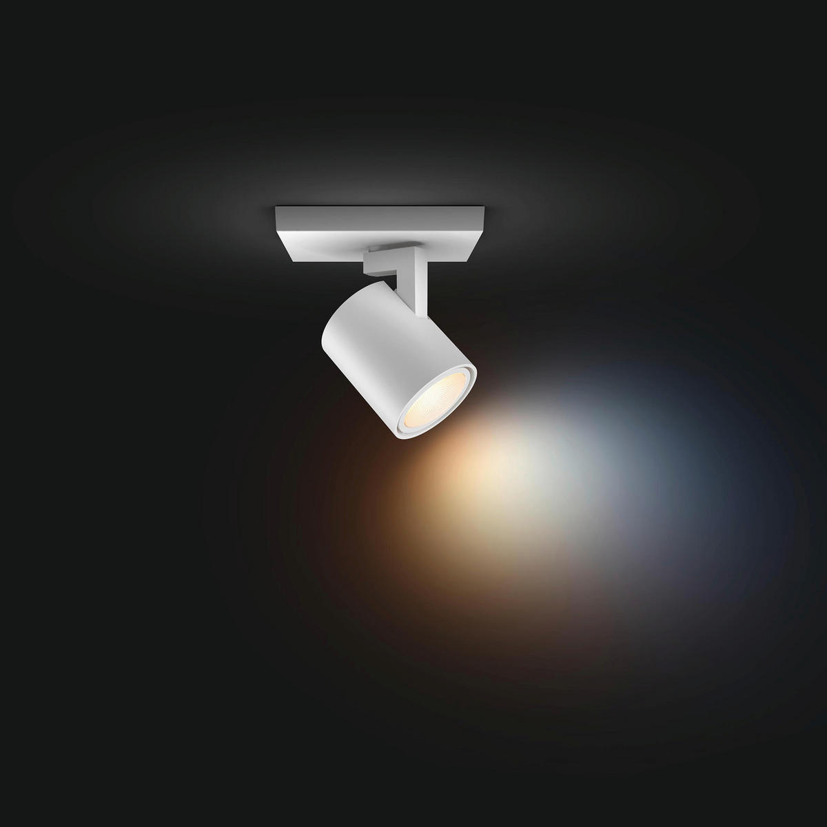 LED-STRAHLER Runner 11/10,70/9 cm  - Weiß, Design, Metall (11/10,70/9cm) - Philips HUE