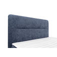 BOXSPRINGBETT 140/200 cm  in Blau  - Blau/Schwarz, Design, Textil/Metall (140/200cm) - Esposa