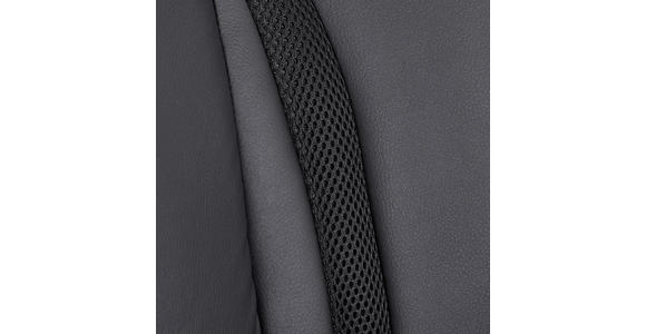 GAMINGSTUHL  in Lederlook, Netzbespannung Grau, Schwarz  - Schwarz/Grau, Design, Kunststoff/Textil (65/117-127/72cm) - Xora