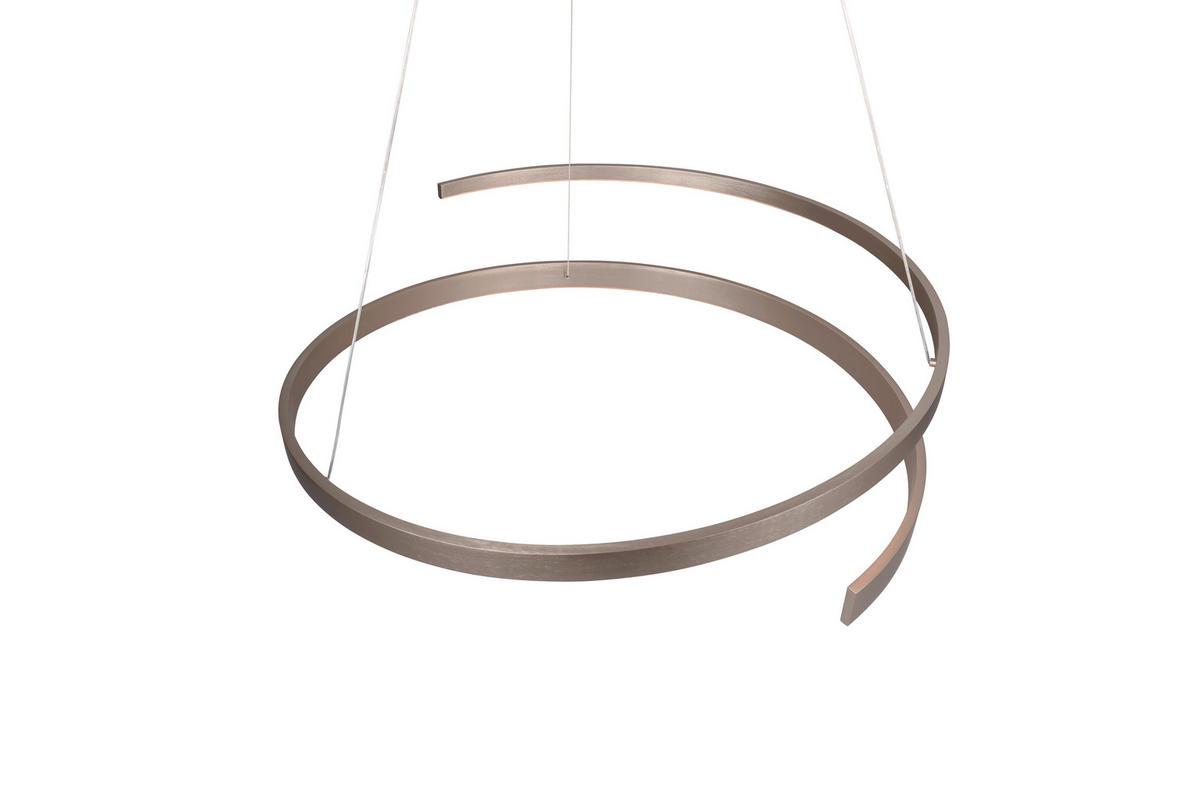 LED FÜGGŐLÁMPA 75/200 cm  - nikkel, Design, fém (75/200cm) - Cinque