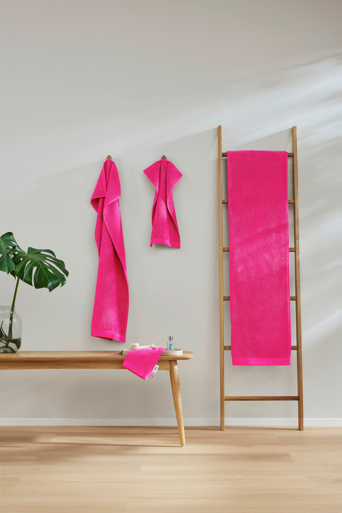 HANDTUCH s.Oliver Pink  - Pink, Trend, Textil (50/100cm) - S. Oliver