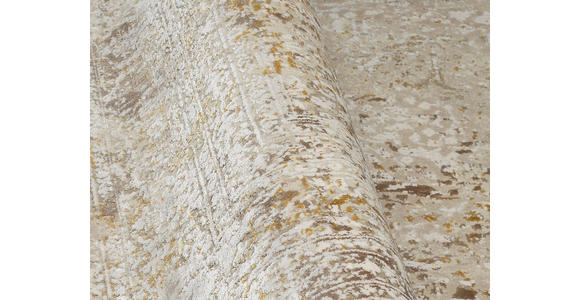 VINTAGE-TEPPICH 67/130 cm Avignon Goldfarben, Beige - Beige/Goldfarben, Design, Textil (67/130cm) - Dieter Knoll