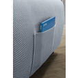 ECKSOFA  in Plüsch Hellgrau  - Hellgrau/Schwarz, KONVENTIONELL, Kunststoff/Textil (175/249cm) - Carryhome