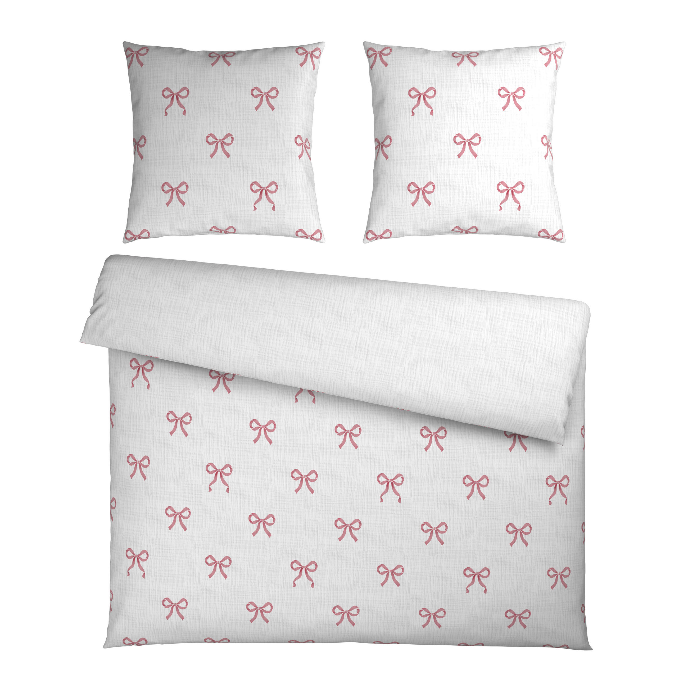 BETTWÄSCHE Musselin 200/200 cm  - Rosa, Textil (200/200cm) - Esposa