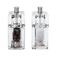 SALZ- UND PFEFFERMÜHLE - Klar/Transparent, Basics, Keramik/Kunststoff (8/4/9,5cm) - moHA!