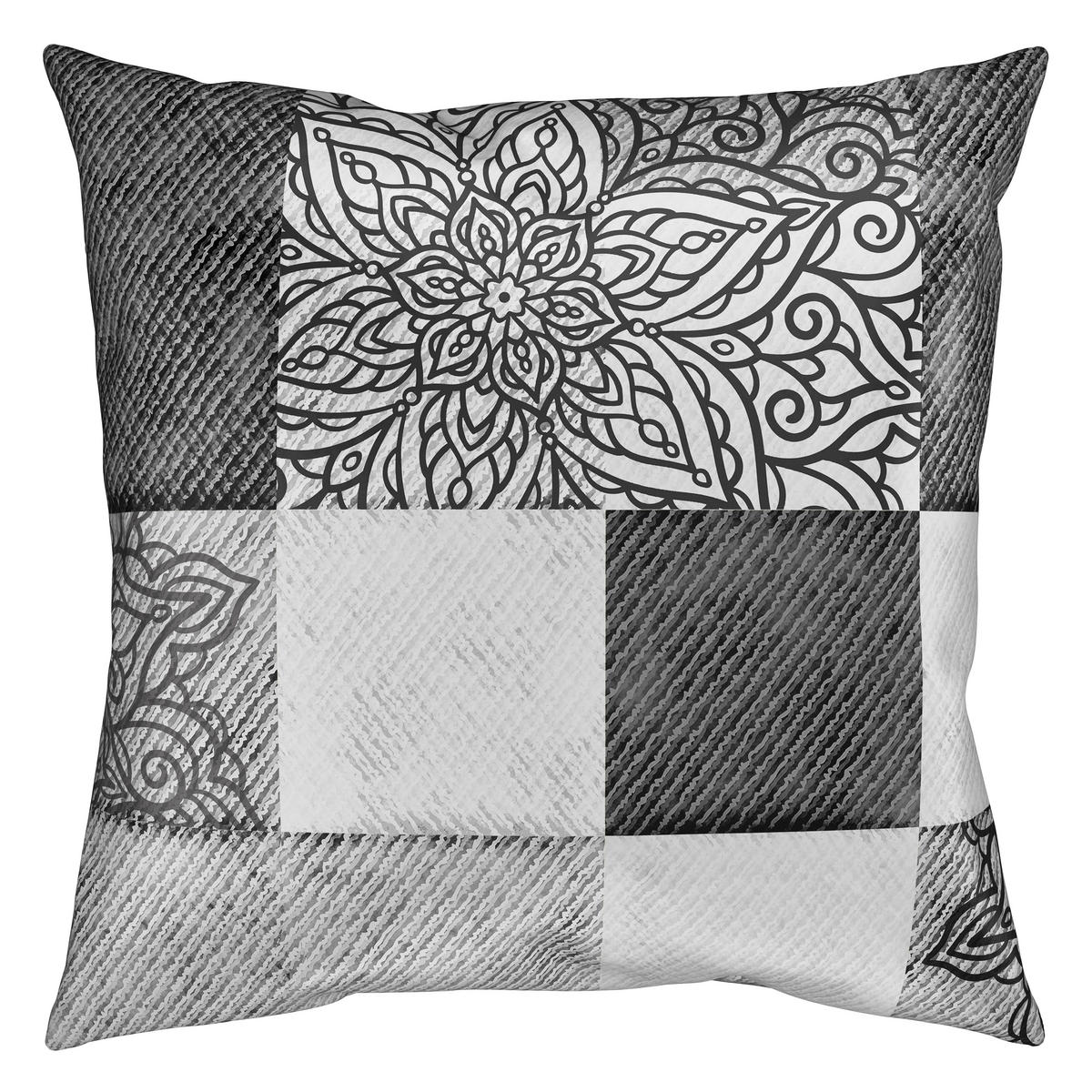 BETTWÄSCHE Onkali Satin 155/220 cm  - Anthrazit/Silberfarben, KONVENTIONELL, Textil (155/220cm) - Esposa