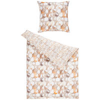 WENDEBETTWÄSCHE SHAPE Satin 135/200 cm  - Cognac, Basics, Textil (135/200cm) - Estella