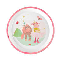 KINDERTELLER Geschirr Serie Prinzessin & Pferd  - Multicolor, Basics, Kunststoff (18cm) - Haba