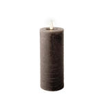 LED-KERZE 7/19 cm  - Grau, Basics, Kunststoff/Paraffin (7/19cm) - Ambia Home