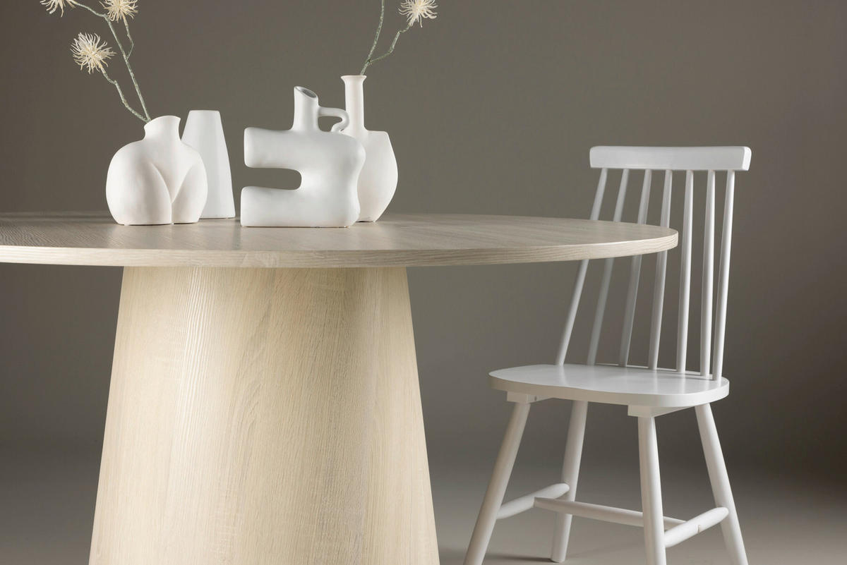 ESSTISCH in Holz 120/120/75 cm  - Weiß, MODERN, Holz (120/120/75cm) - Livetastic