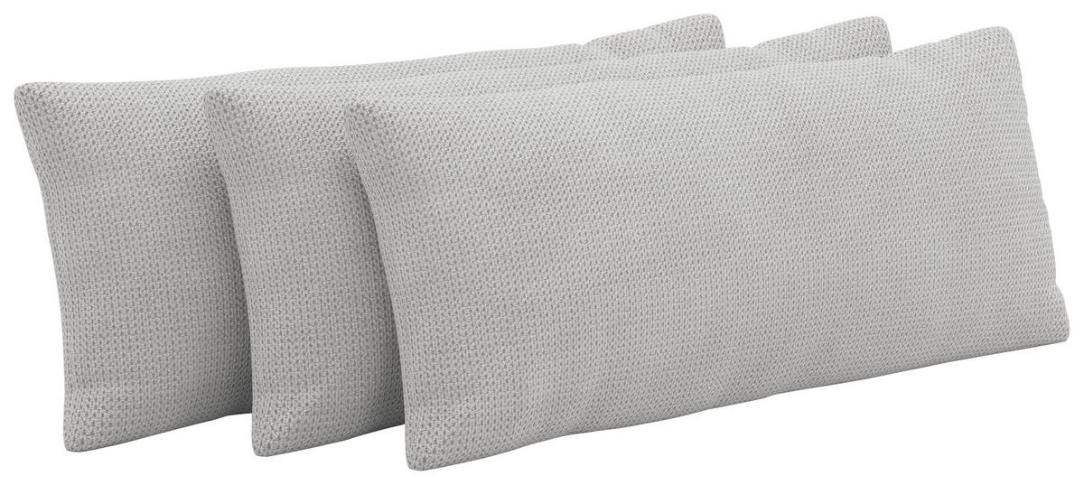 NIERENKISSEN  - Silberfarben, KONVENTIONELL, Textil (65/25cm) - Sit & More