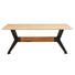 ESSTISCH in Holz, Metall 200/100/77 cm - Eichefarben/Anthrazit, Design, Holz/Metall (200/100/77cm) - Bert Plantagie ESSTISCH in Holz, Metall 200/100/77 cm - Eichefarben/Anthrazit, Design, Holz/Metall (200/100/77cm) - Bert Plantagie