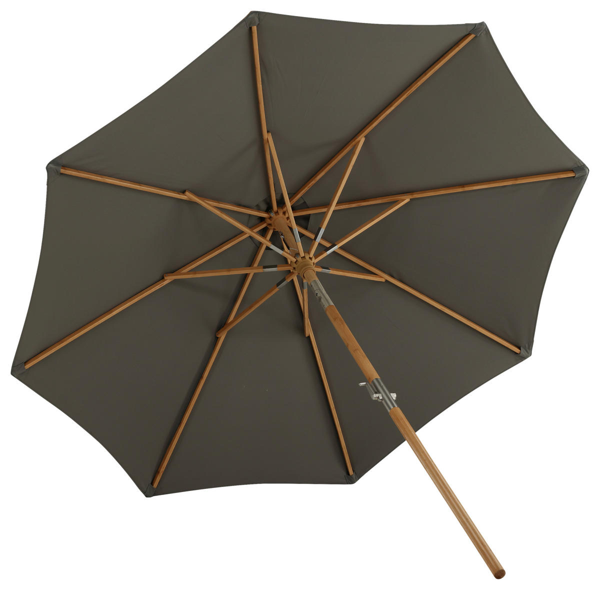 PARASOLL - grå, Klassisk (270/250cm) - Gardenson